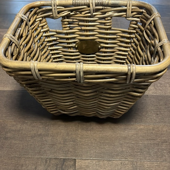 Nantucket wooden bike basket - Picture 3 of 9